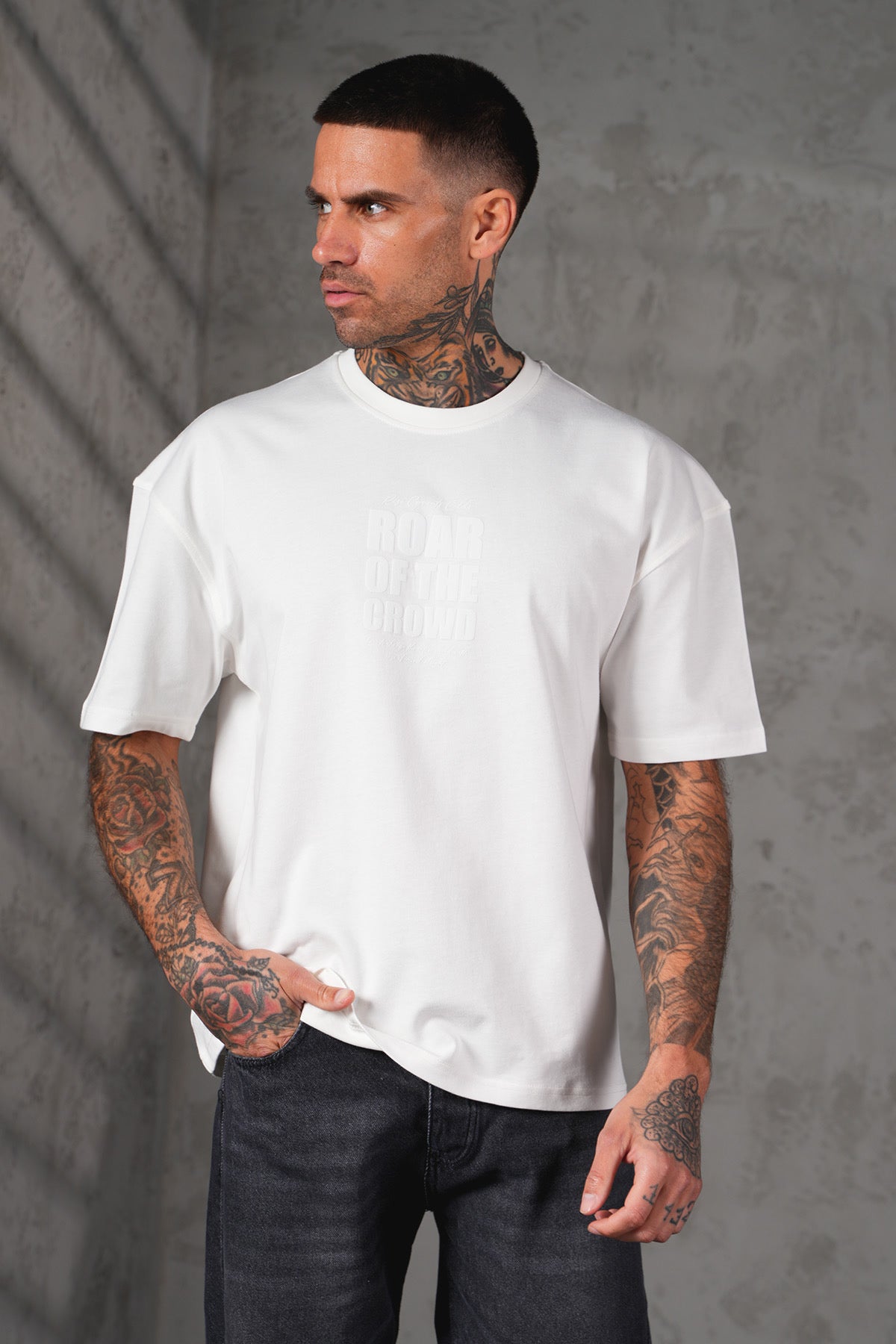 T-shirt « Roar of the Crown » – Blanc
