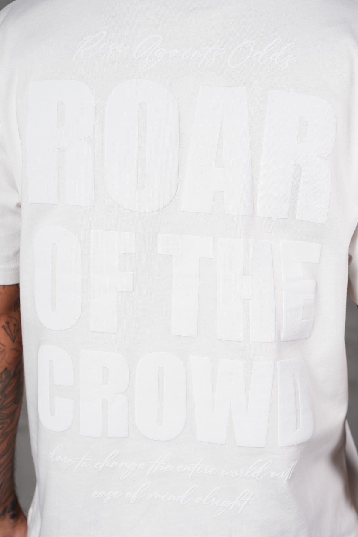 T-shirt « Roar of the Crown » – Blanc