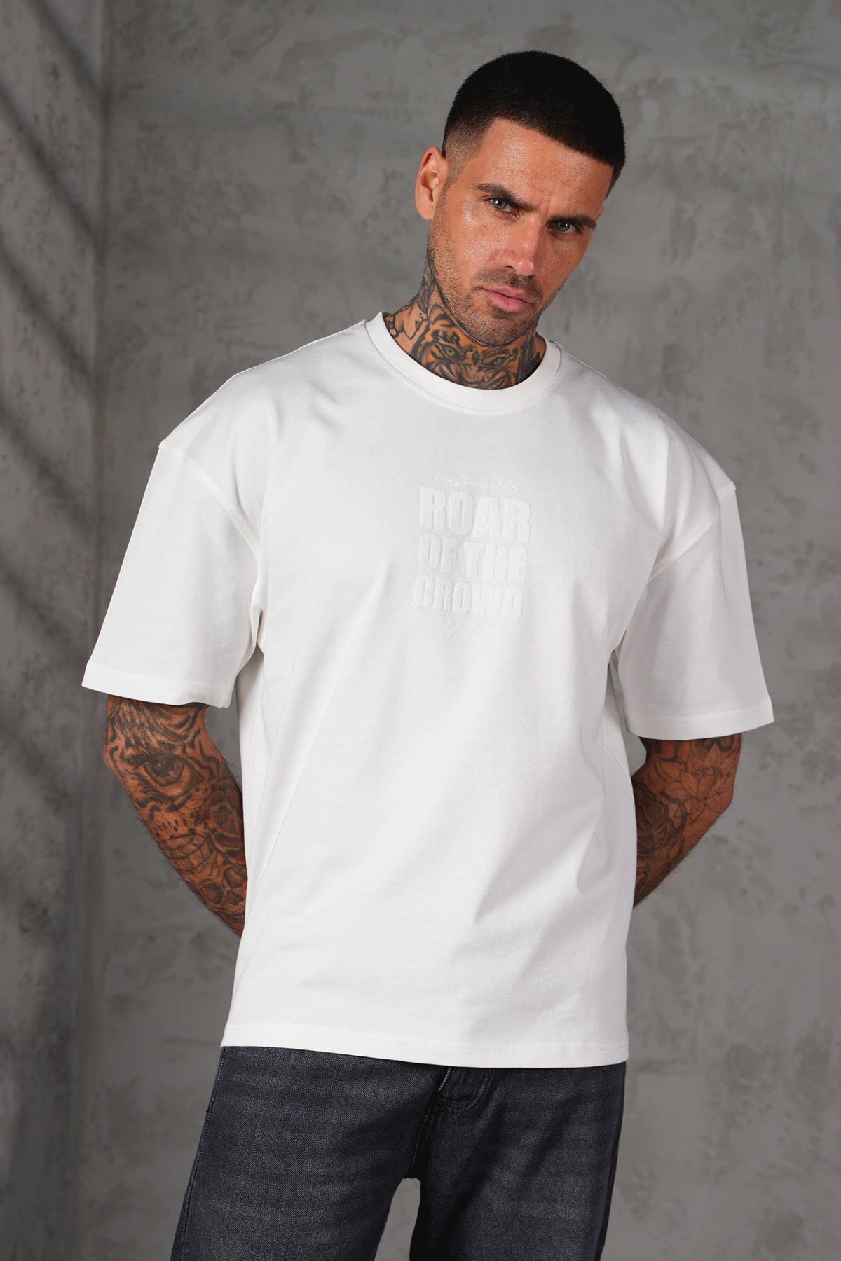 T-shirt « Roar of the Crown » – Blanc