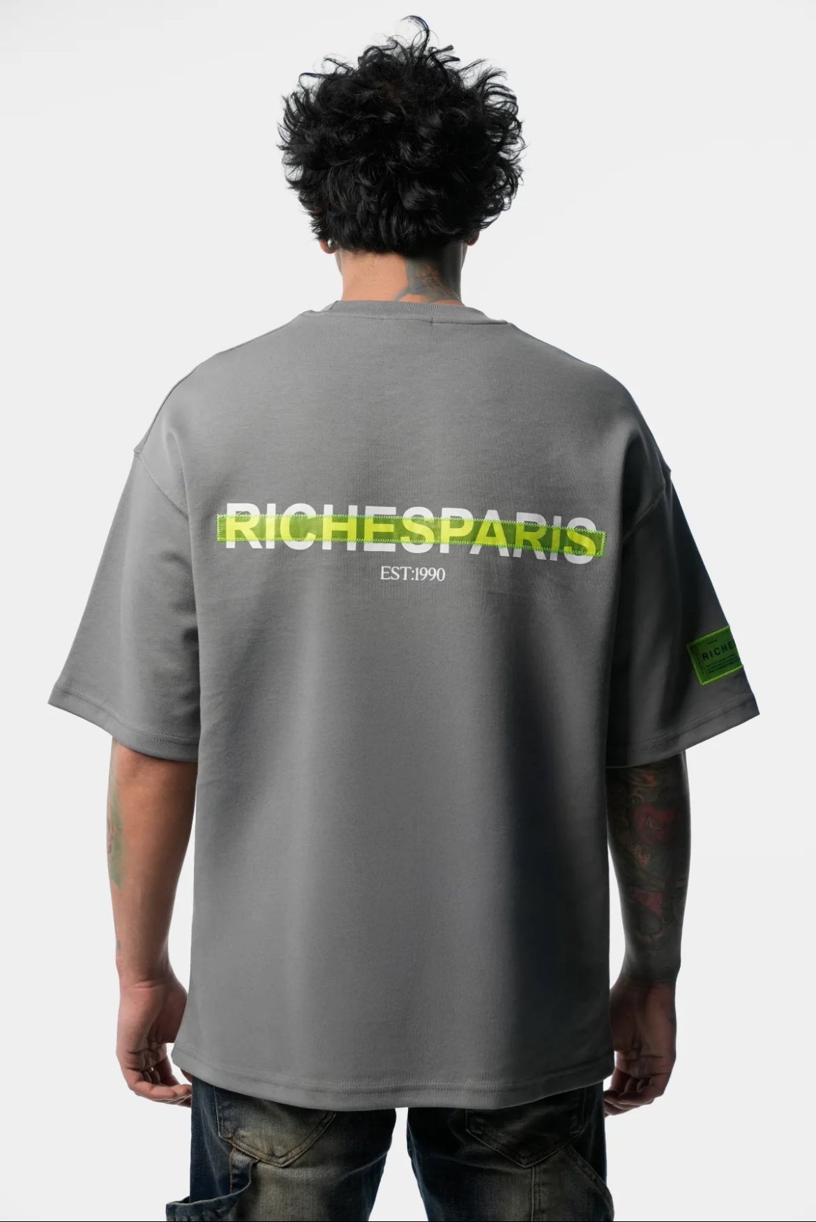 T-shirt « RICHES PARIS » – Noir