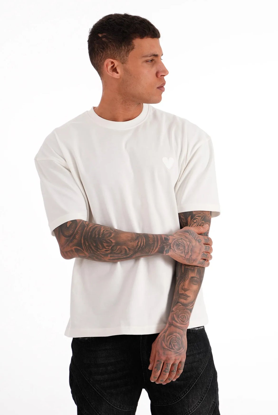 T-shirt « Le Cœur » – Blanc