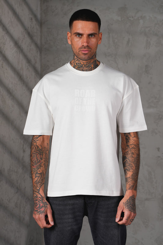 T-shirt « Roar of the Crown » – Blanc