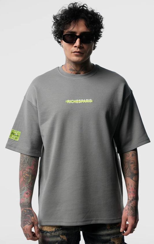 T-shirt « RICHES PARIS » – Noir