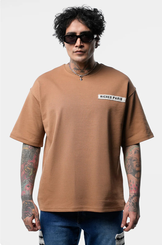 T-shirt « RICHES PARIS » – Brown Edition